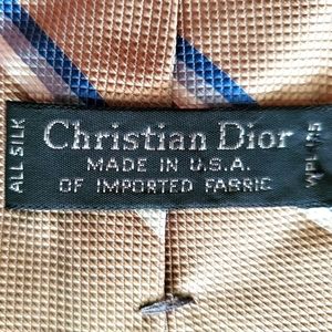 Vintage Christian Dior Tie |  100% Silk